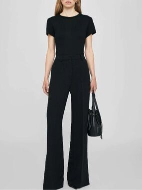ANINE BING Amani Cashmere Blend Tee NEW